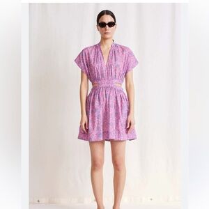 Apiece Apart Pola cutout mini in fuschia, size M